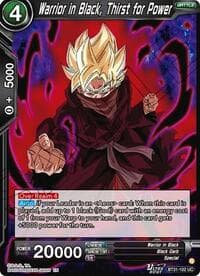 Warrior in Black, Thirst for Power - Impact Beyond Dimensions - Dragon Ball Super: Masters card