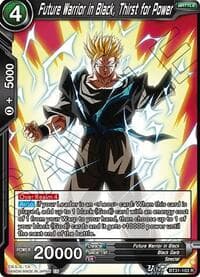 Future Warrior in Black, Thirst for Power - Impact Beyond Dimensions - Dragon Ball Super: Masters card