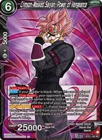 Crimson-Masked Saiyan, Power of Vengeance - Impact Beyond Dimensions - Dragon Ball Super: Masters card