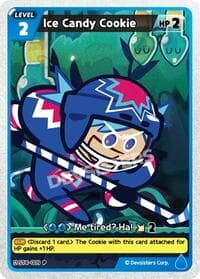 Ice Candy Cookie - Promotion Cards - CookieRun: Braverse TCG card