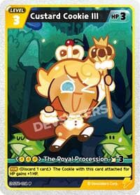 Custard Cookie III - Promotion Cards - CookieRun: Braverse TCG card