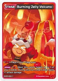 Burning Jelly Volcano - Promotion Cards - CookieRun: Braverse TCG card