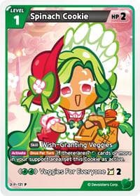 Spinach Cookie (131) - Promotion Cards - CookieRun: Braverse TCG card