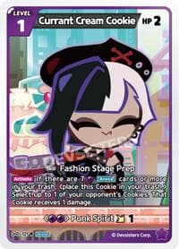 Currant Cream Cookie - Promotion Cards - CookieRun: Braverse TCG card
