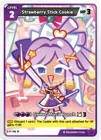 Strawberry Stick Cookie - Promotion Cards - CookieRun: Braverse TCG card