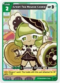 Green Tea Mousse Cookie (113) - Promotion Cards - CookieRun: Braverse TCG card