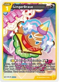 GingerBrave (111) - Promotion Cards - CookieRun: Braverse TCG card