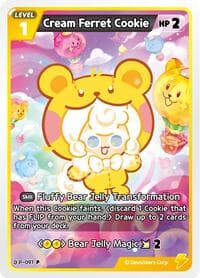Cream Ferret Cookie (097) - Promotion Cards - CookieRun: Braverse TCG card