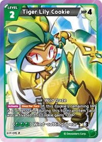 Tiger Lily Cookie - Promotion Cards - CookieRun: Braverse TCG card