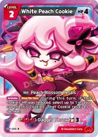 White Peach Cookie - Promotion Cards - CookieRun: Braverse TCG card