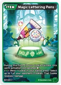 Magic Lettering Pens - Promotion Cards - CookieRun: Braverse TCG card