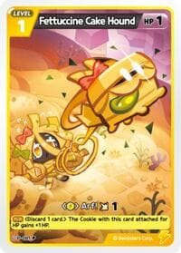 Fettuccine Cake Hound - Promotion Cards - CookieRun: Braverse TCG card