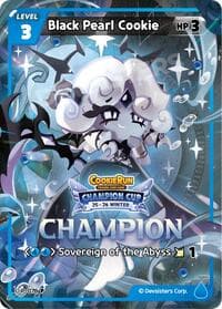 Black Pearl Cookie (Champion) - Promotion Cards - CookieRun: Braverse TCG card