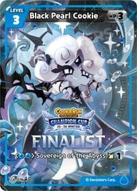 Black Pearl Cookie (Finalist) - Promotion Cards - CookieRun: Braverse TCG card