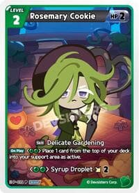 Rosemary Cookie - Promotion Cards - CookieRun: Braverse TCG card