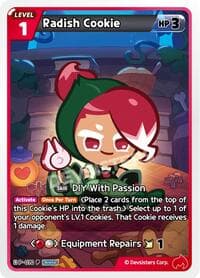 Radish Cookie - Promotion Cards - CookieRun: Braverse TCG card