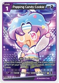 Popping Candy Cookie - Promotion Cards - CookieRun: Braverse TCG card