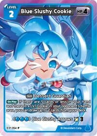Blue Slushy Cookie - Promotion Cards - CookieRun: Braverse TCG card