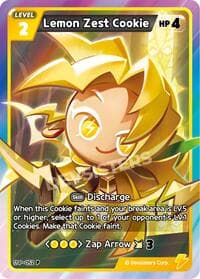 Lemon Zest Cookie - Promotion Cards - CookieRun: Braverse TCG card