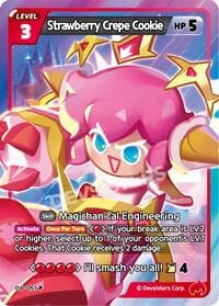 Strawberry Crepe Cookie (051) - Promotion Cards - CookieRun: Braverse TCG card