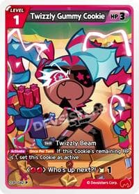 Twizzly Gummy Cookie (042) - Promotion Cards - CookieRun: Braverse TCG card