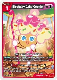 Birthday Cake Cookie - Promotion Cards - CookieRun: Braverse TCG card