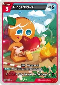 GingerBrave (036) - Promotion Cards - CookieRun: Braverse TCG card