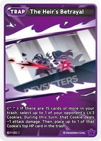 The Heir's Betrayal (box topper) - Promotion Cards - CookieRun: Braverse TCG card