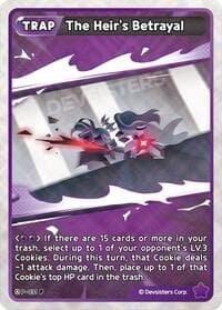 The Heir's Betrayal (Participants prize) - Promotion Cards - CookieRun: Braverse TCG card