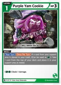 Purple Yam Cookie - Promotion Cards - CookieRun: Braverse TCG card