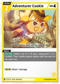 Adventurer Cookie (010) - Promotion Cards - CookieRun: Braverse TCG card