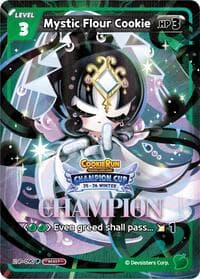 Mystic Flour Cookie (Champion) - Promotion Cards - CookieRun: Braverse TCG card