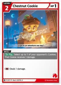 Chestnut Cookie (P-007) - Promotion Cards - CookieRun: Braverse TCG card