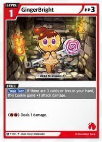 GingerBright (001) - Promotion Cards - CookieRun: Braverse TCG card