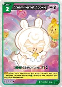 Cream Ferret Cookie (053) - Promotion Cards - CookieRun: Braverse TCG card