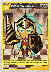 Pistachio Cookie - Promotion Cards - CookieRun: Braverse TCG card