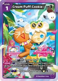 Cream Puff Cookie (093) - Promotion Cards - CookieRun: Braverse TCG card