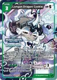 Longan Dragon Cookie (Champion) - Promotion Cards - CookieRun: Braverse TCG card