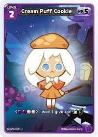 Cream Puff Cookie (097) - Promotion Cards - CookieRun: Braverse TCG card