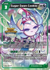 Sugar Swan Cookie (Finalist) - Promotion Cards - CookieRun: Braverse TCG card