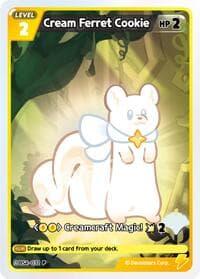 Cream Ferret Cookie (032) - Promotion Cards - CookieRun: Braverse TCG card