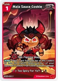 Mala Sauce Cookie (004) - Promotion Cards - CookieRun: Braverse TCG card
