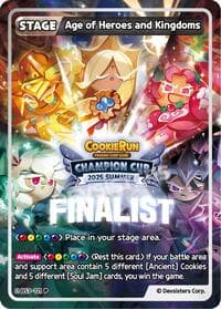 Age of Heroes and Kingdoms (Finalist) (Ver. 2) - Promotion Cards - CookieRun: Braverse TCG card