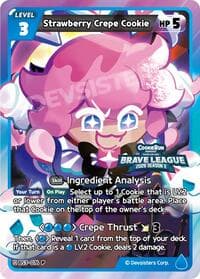 Strawberry Crepe Cookie (076) - Promotion Cards - CookieRun: Braverse TCG card