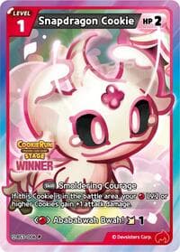 Snapdragon Cookie (Winner) - Promotion Cards - CookieRun: Braverse TCG card