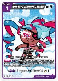 Twizzly Gummy Cookie (071) - Promotion Cards - CookieRun: Braverse TCG card