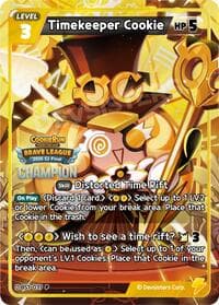 Timekeeper Cookie (Champion) - Promotion Cards - CookieRun: Braverse TCG card
