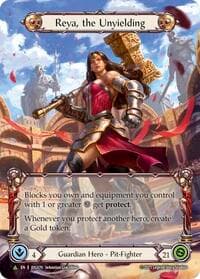 Reya, the Unyielding (Marvel) - JDG070 - Flesh and Blood: Promo Cards - Flesh and Blood TCG card