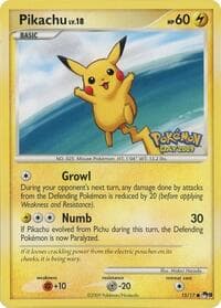 Pikachu (Pokemon Day 2009) - POP Series 9 - Pokemon card