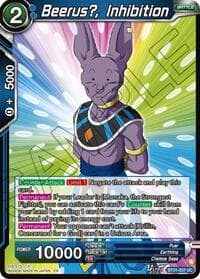 Beerus?, Inhibition - Impact Beyond Dimensions - Dragon Ball Super: Masters card